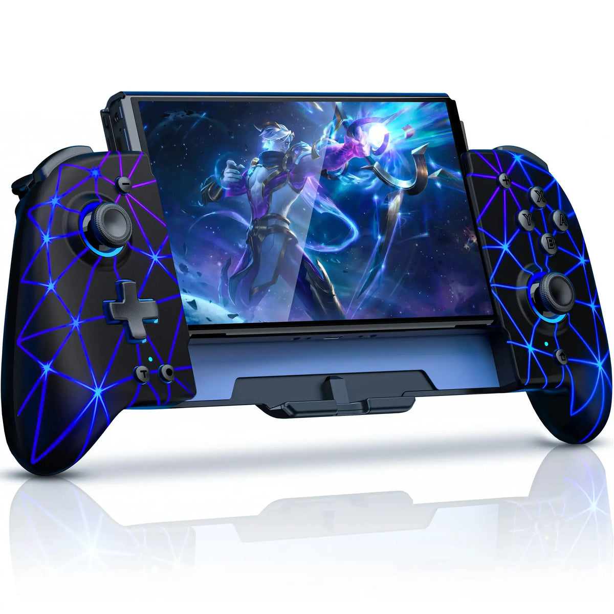 BEBONCOOL JC200 Hall Effect All-in-one Joycon For Nintendo Switch/Switch OLED 6-Axis Gyro Double Motor Vibration Gamepad by InterCyprus Trading Ltd