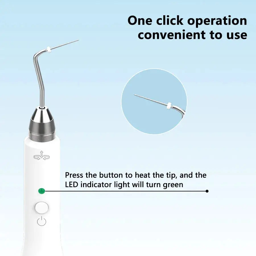 Dental Cordless Gutta Percha Obturation Pen Root Canal Filling System +2 Tips 3 Second Rapid Heating Dental Gutta-percha Cutter by InterCyprus Trading Ltd
