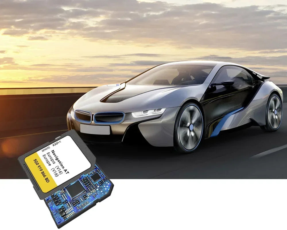 AT V18 For VW Scirocco Navigation SD &ndash; 16GB Europe Maps