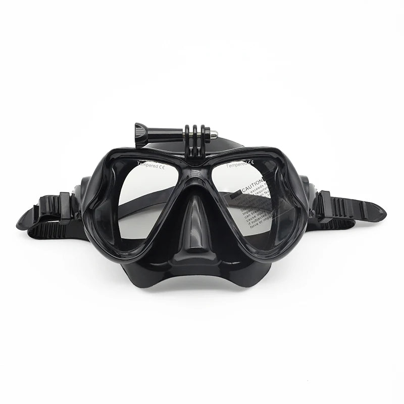 Professional Scuba Mask and Snorkel &ndash; Anti-Fog and UV Protection Black