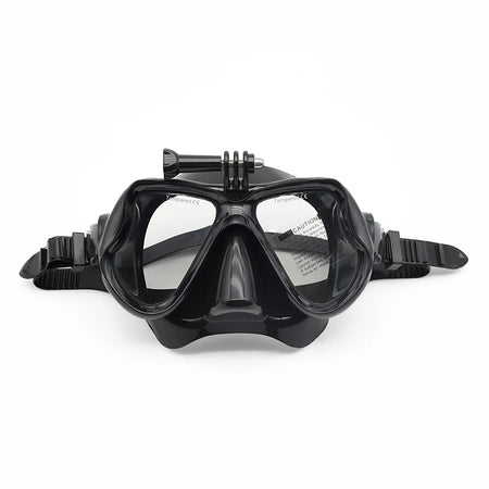 Professional Scuba Mask and Snorkel &ndash; Anti-Fog and UV Protection Black