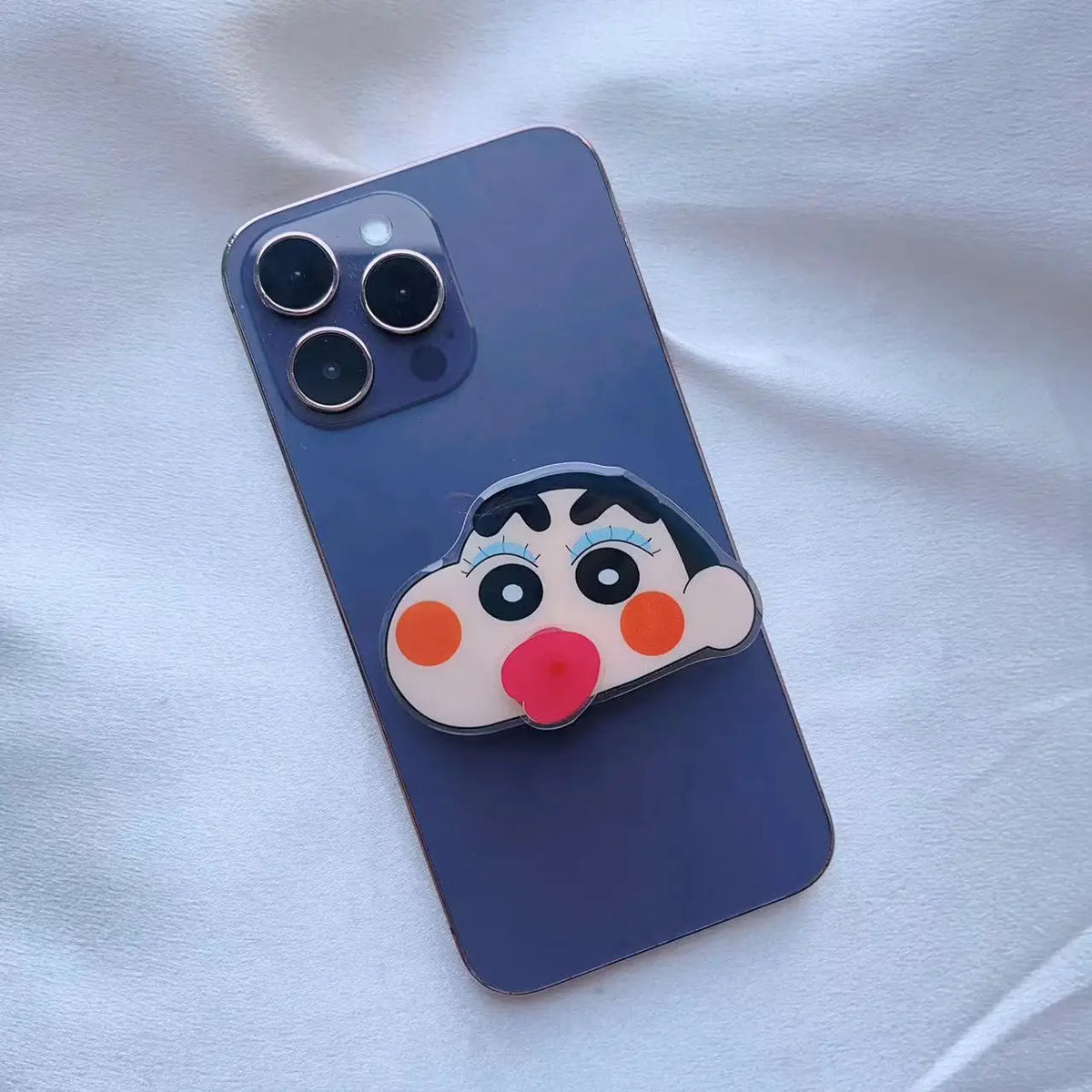 Crayon Shin-chan 3D Cute Cartoon Phone Socket Folding Holder Crayon Shin-chan 1