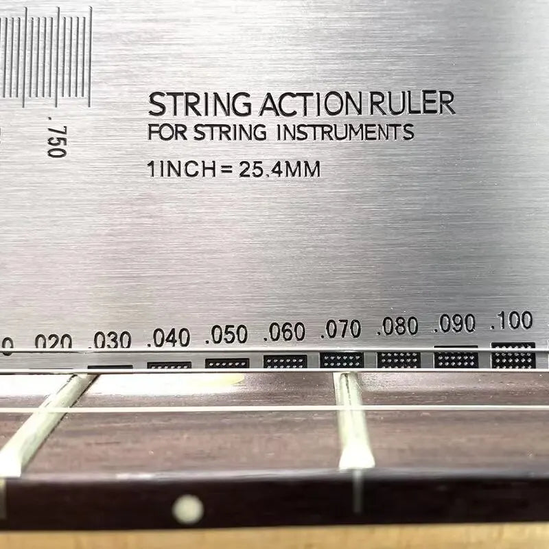 String Action Ruler Gauge - Versatile Luthier Tool