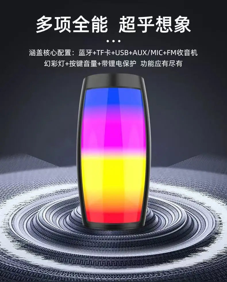 Vibrant Bass Wireless Bluetooth Portable Speaker with Card Slot
