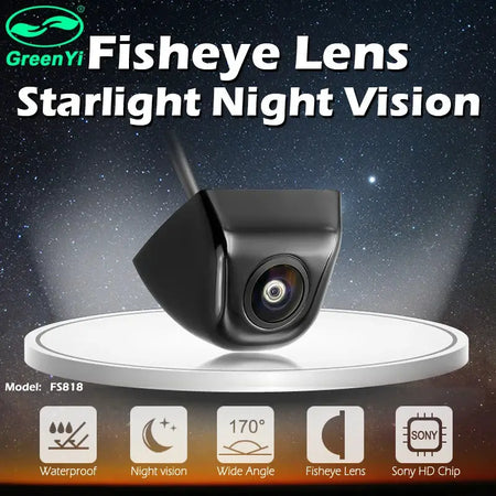 170 Degree Fish Eye Camera With Starlight Night Vision And HD 720P by InterCyprus Trading Ltd
