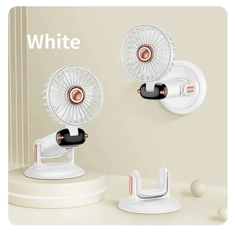 180 Degree Rotation Handheld Mini Fan &ndash; Ultra Portable Update White