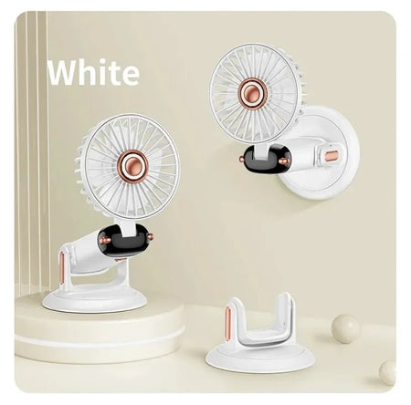 180 Degree Rotation Handheld Mini Fan &ndash; Ultra Portable Update White