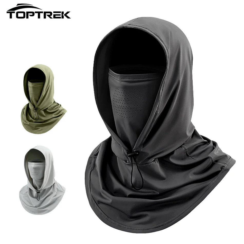 Μάσκα Πλήρους Προστασίας Προσώπου από τον Ήλιο για Εξωτερική Οδήγηση, Αντιανεμική Προστασία Λαιμού