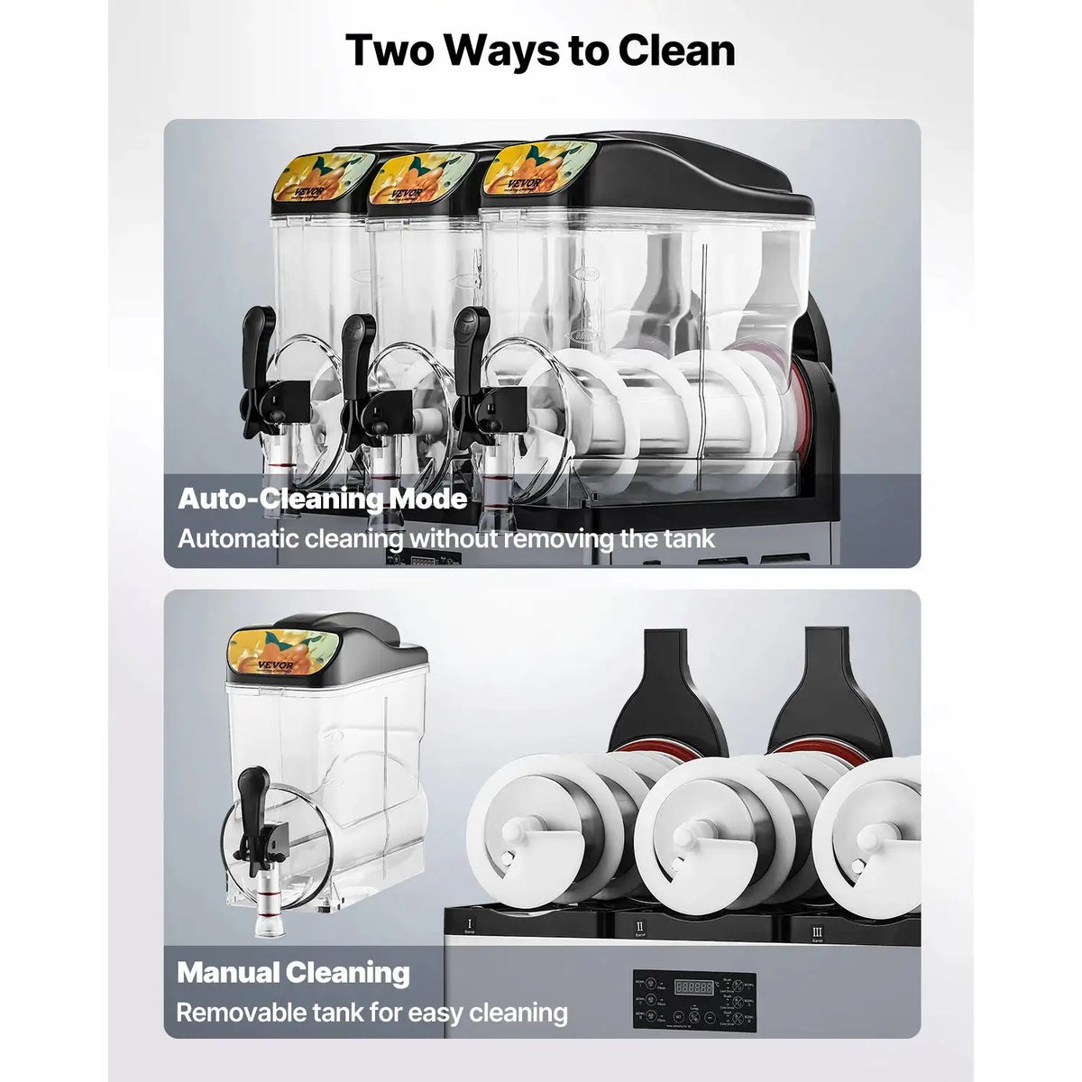 15L Triple Tank Commercial Slushy Machine for Bars