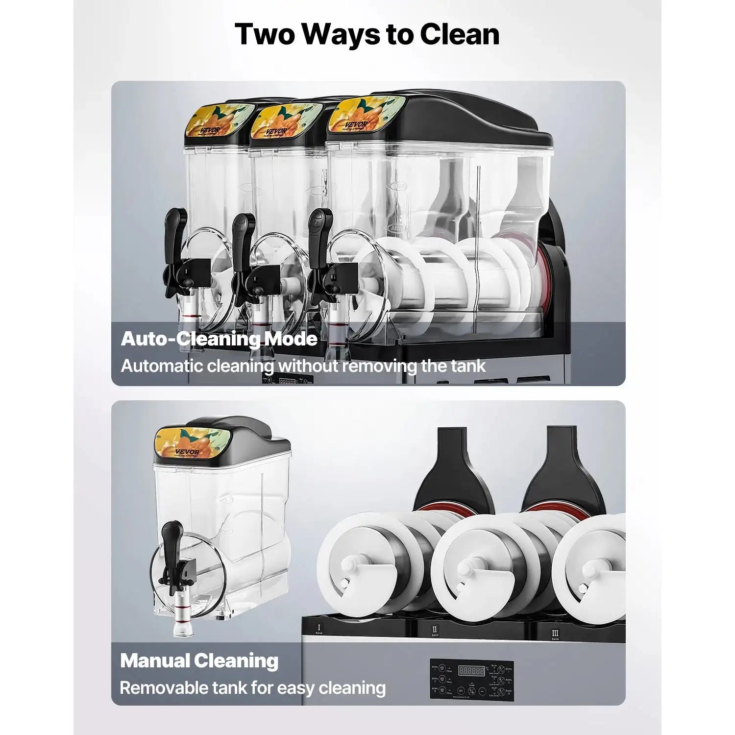 15L Triple Tank Commercial Slushy Machine for Bars