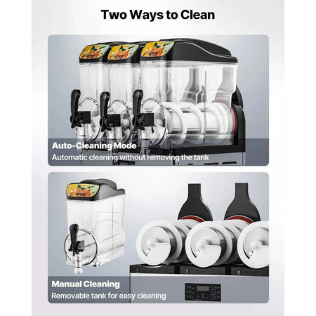 15L Triple Tank Commercial Slushy Machine for Bars