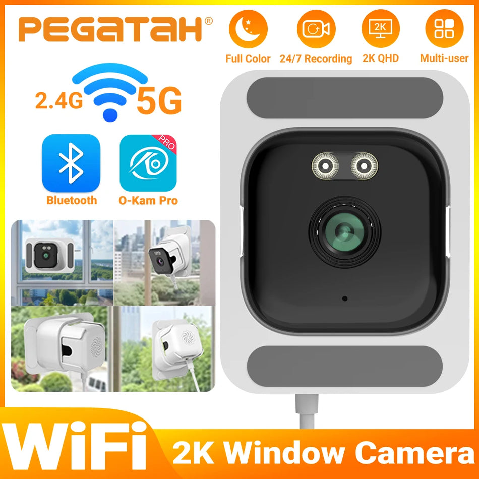 5MP 2K Window Camera with WiFi