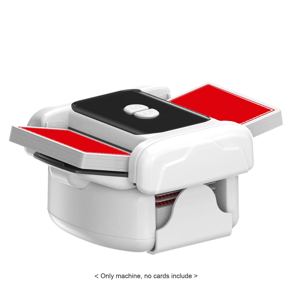 Rechargeable Electric 2 Deck Card Shuffler For Portable Poker