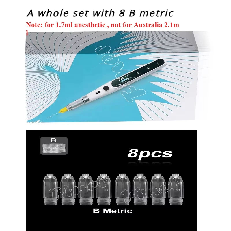Dental Anesthesia Injector Pen &ndash; Painless Vet Syringe LCD 8 metric B