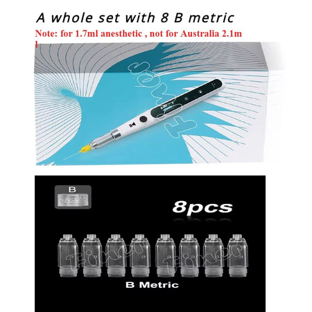 Dental Anesthesia Injector Pen &ndash; Painless Vet Syringe LCD 8 metric B