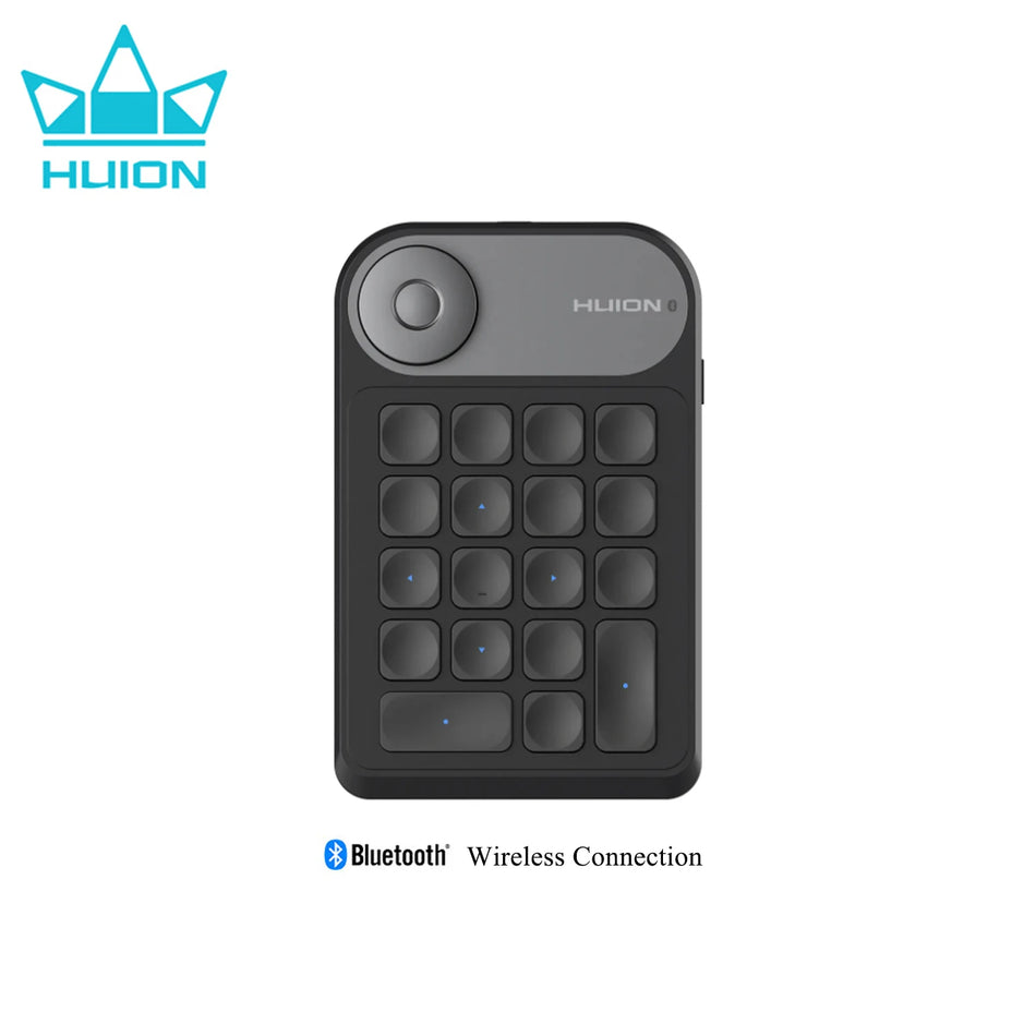 Huion Keydial Mini Wireless Keyboard K20 with Bluetooth 5.0 for Graphics Tablets