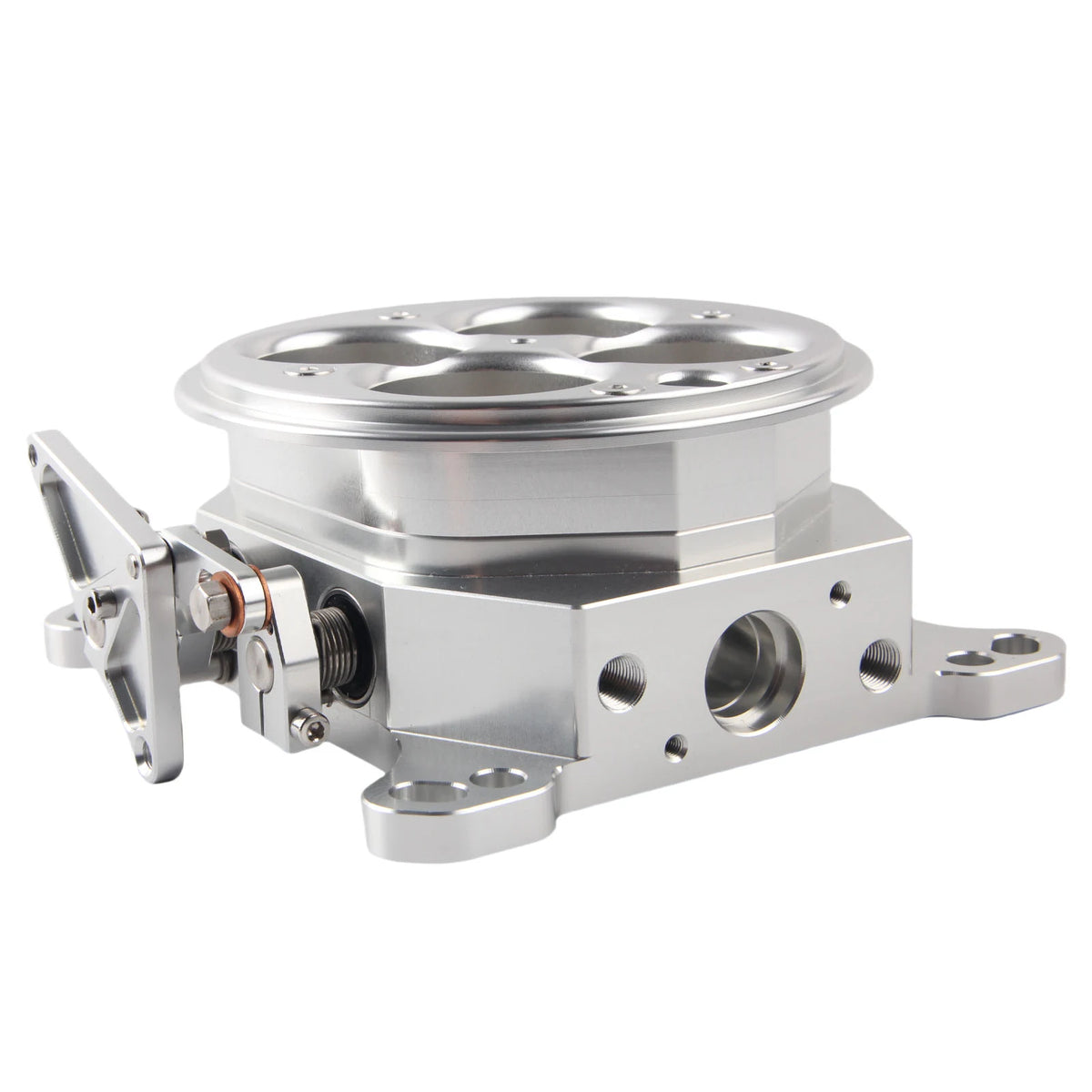 CNC 4 Barrel Throttle Body With 1200CFM Aluminum Fuel Injection by InterCyprus Trading Ltd