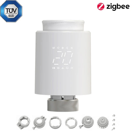 Tuya ZigBee3.0 Smart TRV Thermostat &ndash; Alexa Google Home Zigbee TRV