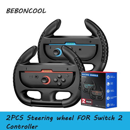 BEBONCOOL M400 NEW 2PCS Steering wheel FOR Switch 2 Controller Accessories for Switch 2 Handle Grips forswitch2 game accessories by InterCyprus Trading Ltd