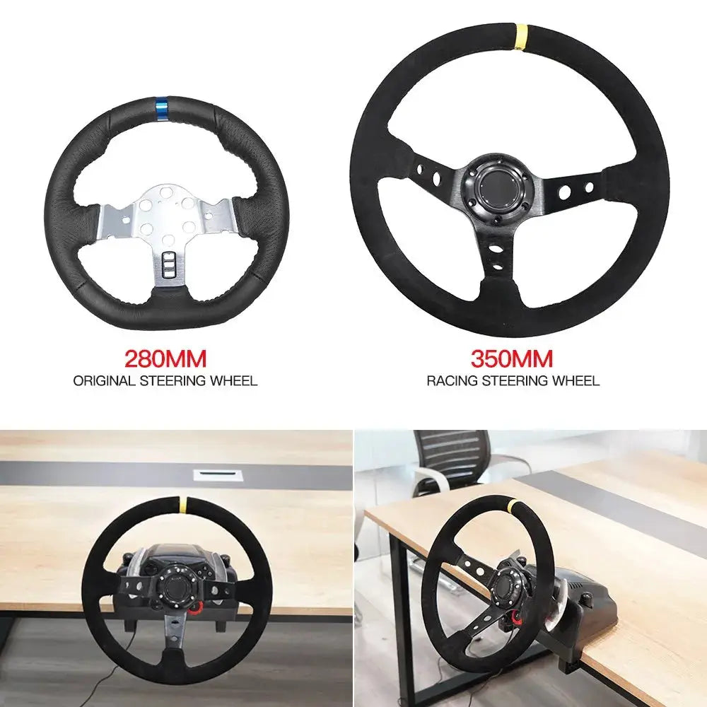 Universal 13/14inch game Steering Wheel Adapter Plate 70mm Racing PCD game Modification For Logitech G29 G920 G923 by InterCyprus Trading Ltd