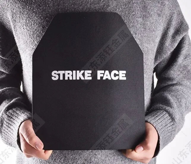 10x12 Inch NIJ IIIA Bullet Proof Plate &ndash; Lightweight Armor black