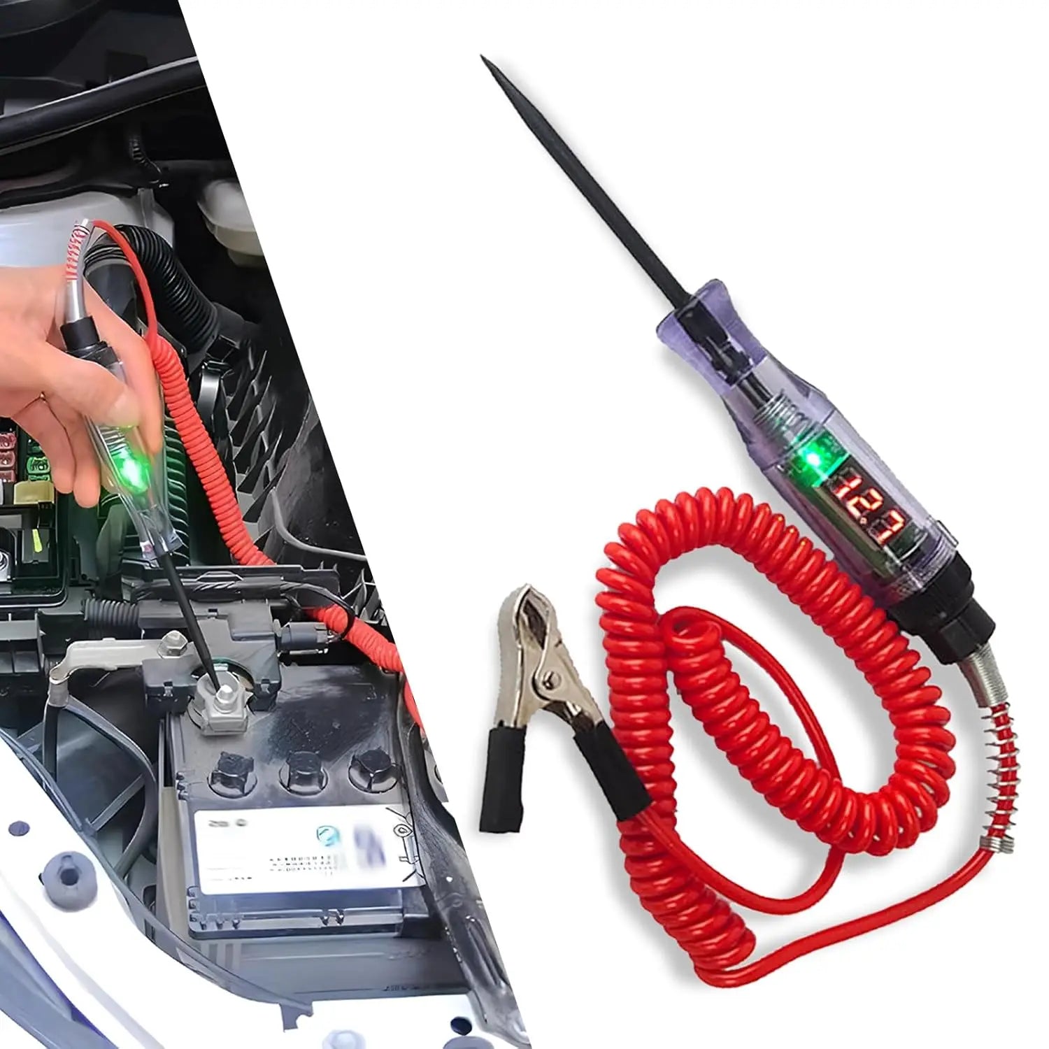 High Quality Car Truck Circuit Tester 6V-24V DC Digital Display | Auto Diagnostic Tool