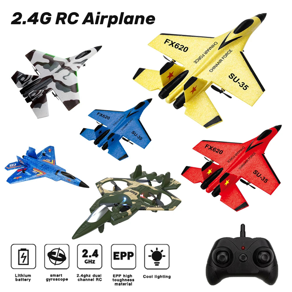 SU35 RC Plane F22 K500 MAX &ndash; Easy 2.4G Control Foam Glider
