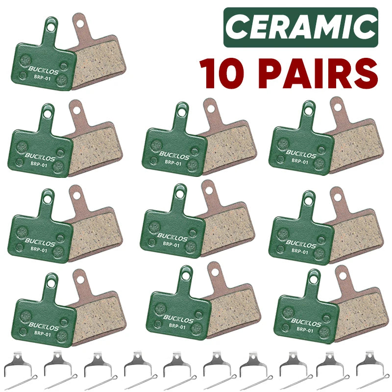 Bucklos Ceramic Disc Brake Pads B01S B05S &ndash; Durable Ceramic 10Pairs