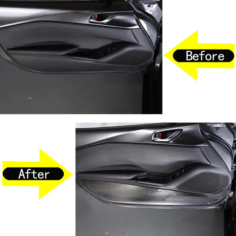 Adesivi in fibra di carbonio per pannello porta per Mazda MX5 2016-2024