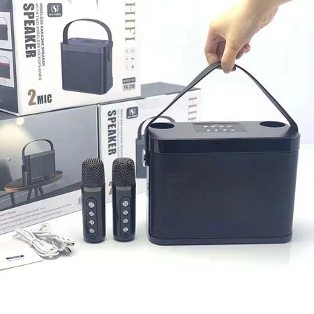 YS-219 Karaoke Machine &ndash; Portable Bluetooth Karaoke System YS-219 black