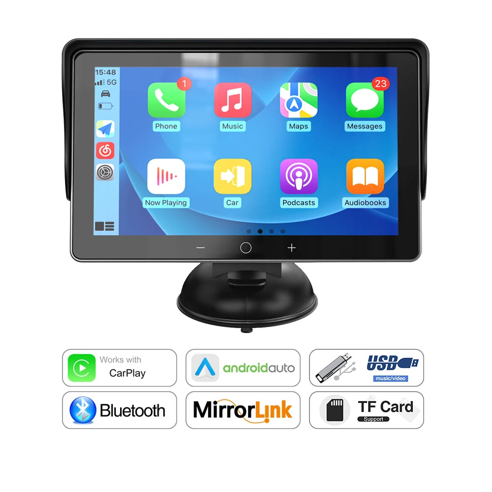 7Inch Car Radio Display Multimedia Player &ndash; CarPlay BT PAD