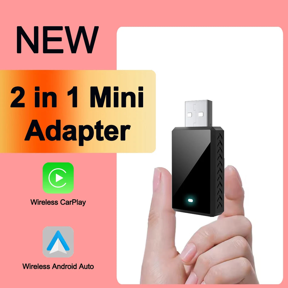 Kablosuz CarPlay Kutusu, Kablolu CarPlay'den Kablosuza 2'si 1 Arada Tak ve Çalıştır