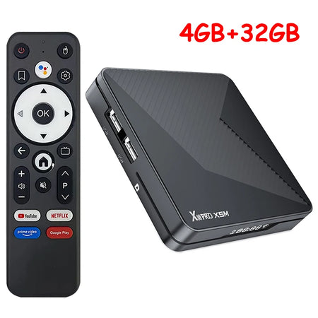 X88 PRO S905X5M &ndash; Android 14 Quad Core With HDR 8K Ultra 4GB 32GB / UK Plug