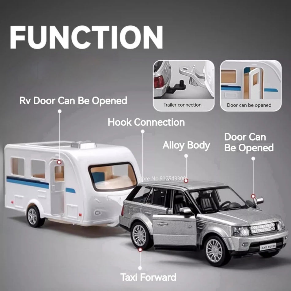 1/36 Scale Diecast Car Toy With Alloy Body for Land Rover