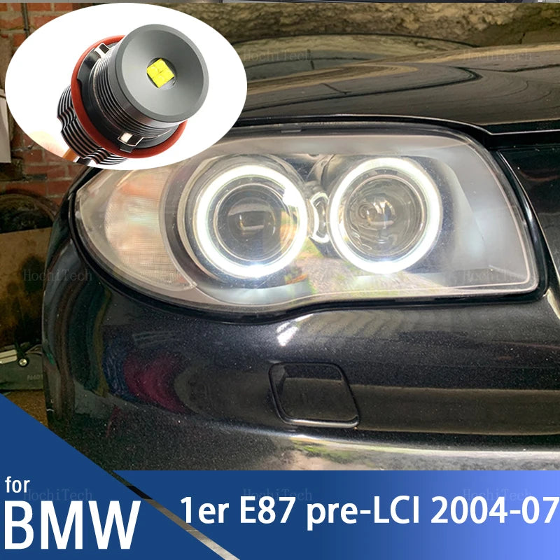 Luci Marker LED Angel Eye 60W per BMW Serie 1 E87 Pre-LCI 04-07
