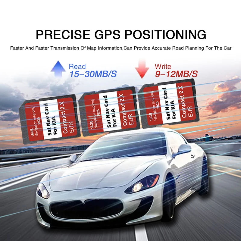 Kia GEN2 Navigation SD Card Cover EU Maps &ndash; Turkey Included