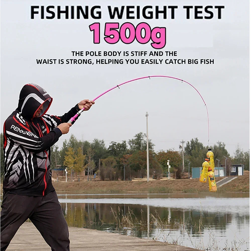 Portable Telescopic Fishing Rod Combo with Spinning Reel - 1.5-2.4m for Freshwater