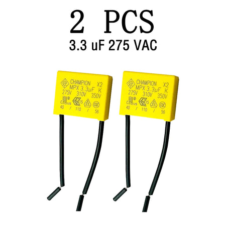 3.3UF 275VAC Anti-Light Flash Safety Capacitor for Smart Touch Switches 3.3uF 2PCS