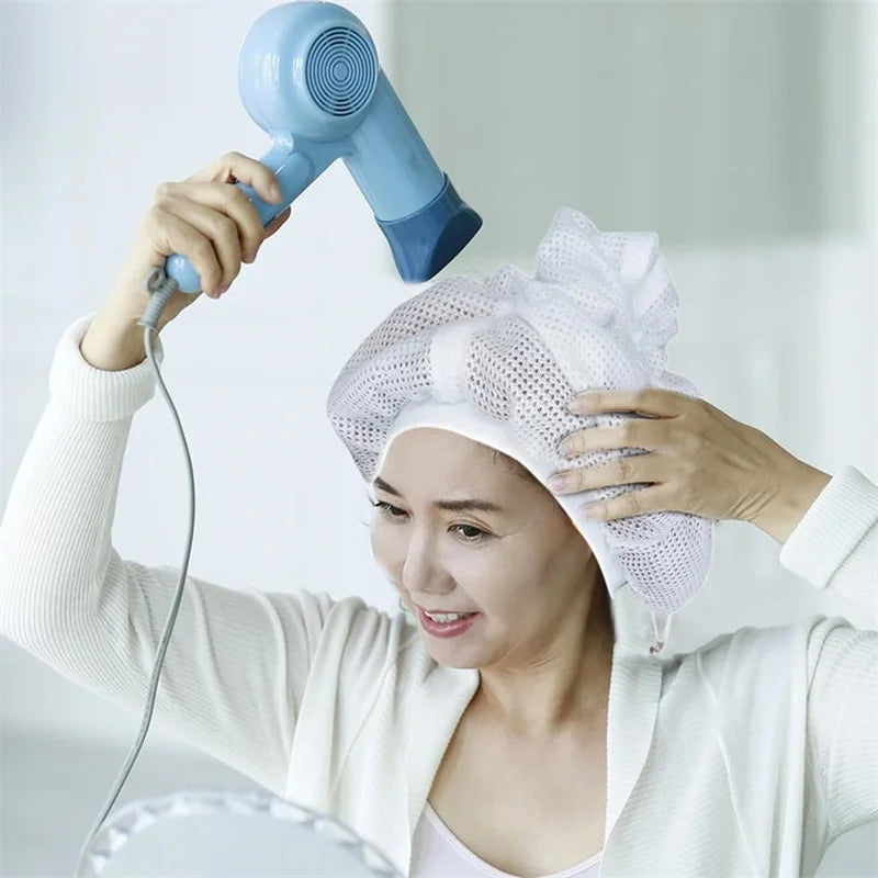 Drawstring Adjustable Net Plopping Cap &ndash; Fast Drying