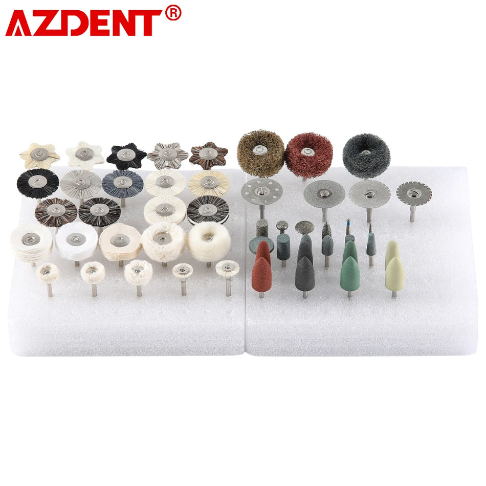 AZDENT 51Pcs Box Dental Polishing Kit &ndash; 2.35mm Shank