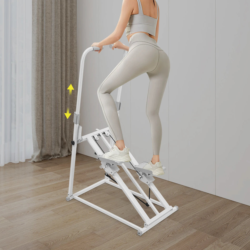 Beyaz Pembe Merdiven Alet Ayarlanabilir 3 Dişli Ev Spor Makinesi