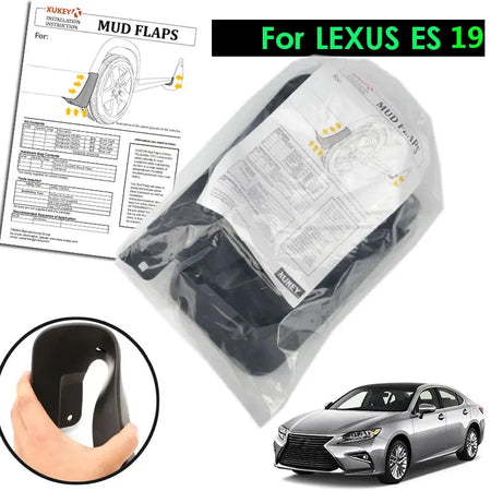 4 Pcs For LEXUS ES XZ10 ES250 ES350 ES300H 250 300H 350 2019 2020 2021 Car Mud Flaps Splash Guards Front Rear Mudguards by InterCyprus Trading Ltd