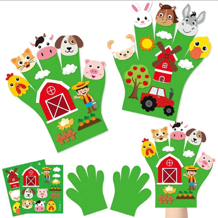ATS30537 Hand Puppets Set &ndash; Montessori Storytelling Tool ATS30537 G