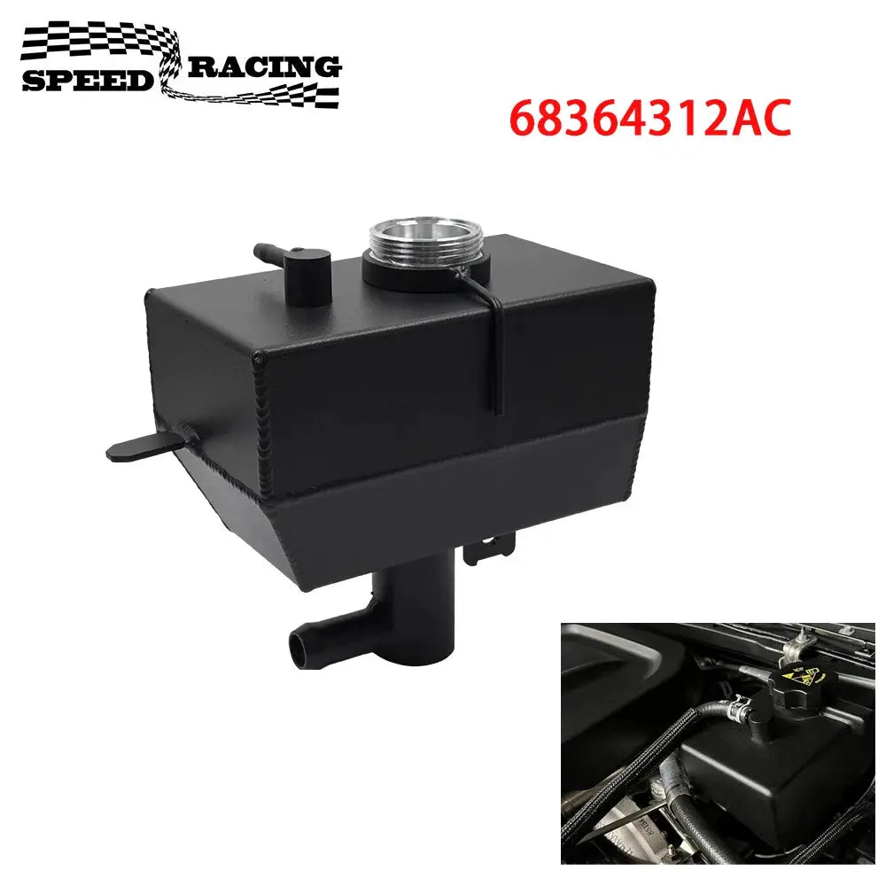 68364312AC Front Engine Coolant Reservoir Aluminium Fit For 2018+ Wrangler JL JLU & 2020+Gladiator JT 2.0&3.6L by InterCyprus Trading Ltd