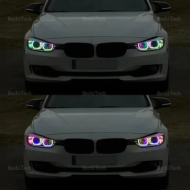 For BMW 3 Series F30 F31 F34 2012-2016 Sequential APP Remote control Muti-colored modes Angel Eyes Ring LED Turn signal by InterCyprus Trading Ltd