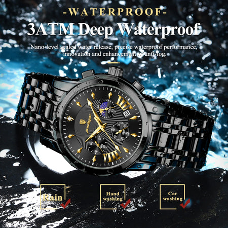 POEDAGAR Original Fashion Men Watch &ndash;Waterproof Chronograph