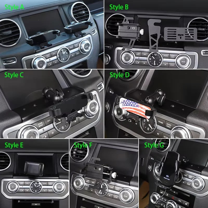 Soporte GPS de aleación de aluminio para Land Rover LR4 2010 a 2016