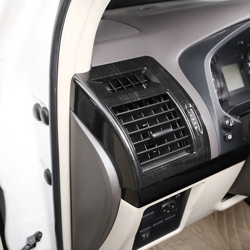 Nálepka rámu výduchu vzduchu Toyota Land Cruiser Prado FJ150 ABS s povrchovou úpravou z uhlíkových vlákien, dvojdielna sada