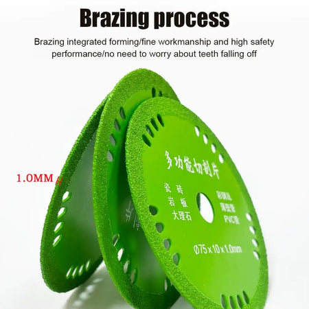 Multifunctional Diamond Cutting Discs &ndash; Advanced Brazing Process for Longer Life
