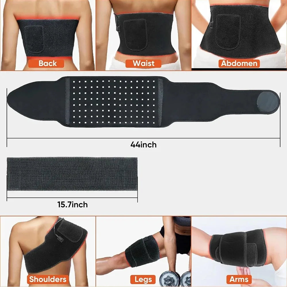 Red Light Therapy Belt &ndash; Back Shoulder Waist Pain Relief